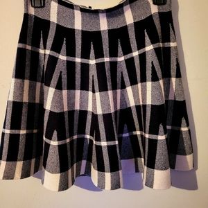 Ladies plaid school girl skirt